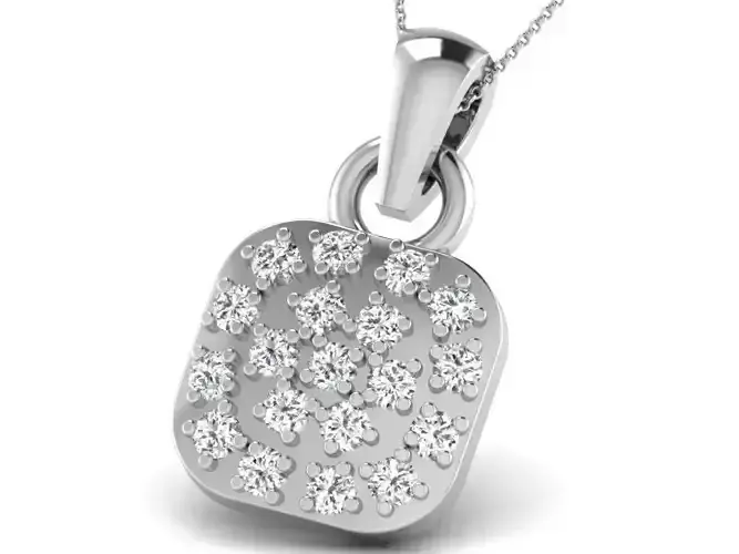 Women pendant 3dm render detail