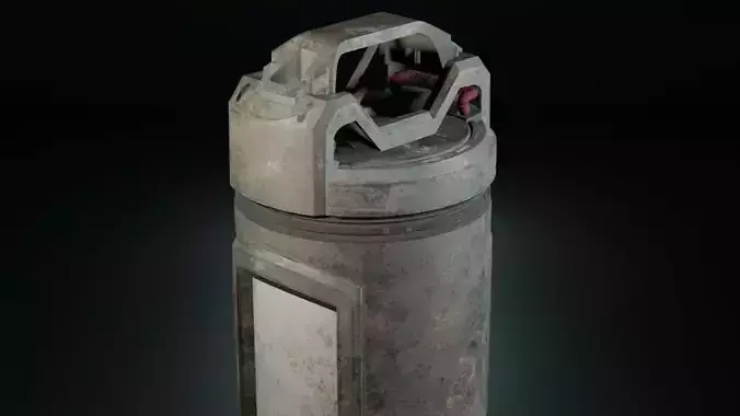 Sci-Fi Canister Cylinder