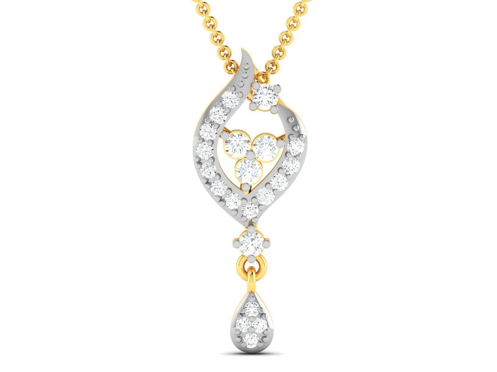 Women pendant 3dm render detail 3D print model_4