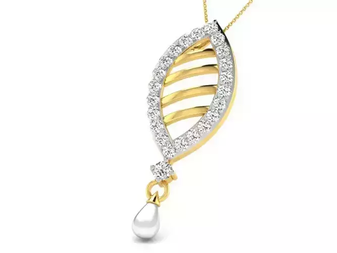 Women pendant 3dm render detail