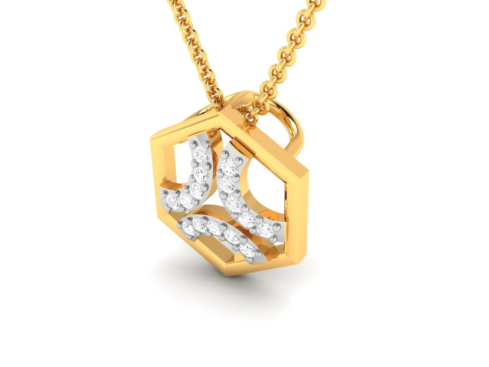 Women pendant 3dm render detail 3D print model_4