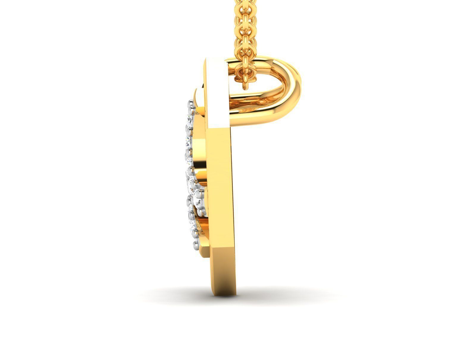 Women pendant 3dm render detail 3D print model_8