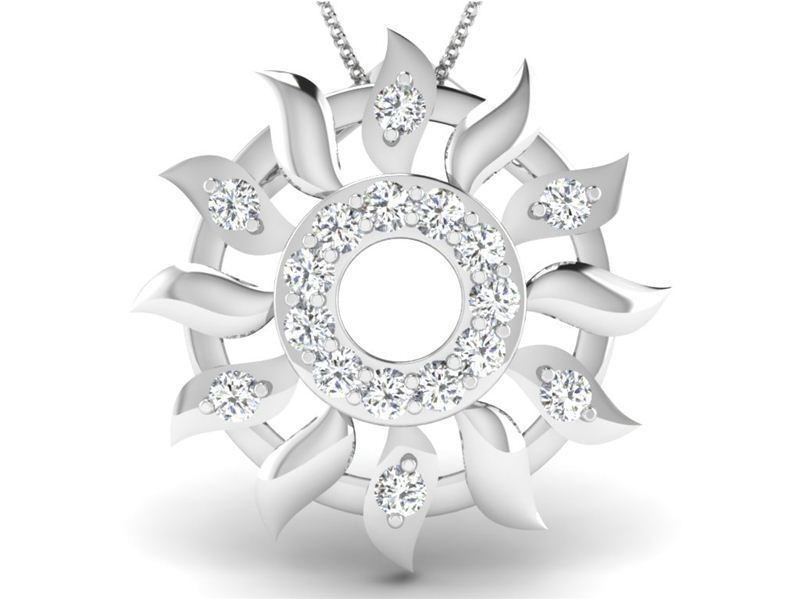 Women pendant 3dm render detail 3D print model_1