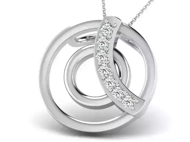 Women pendant 3dm render detail
