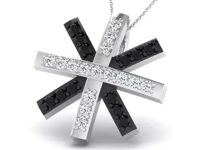 Women pendant 3dm render detail