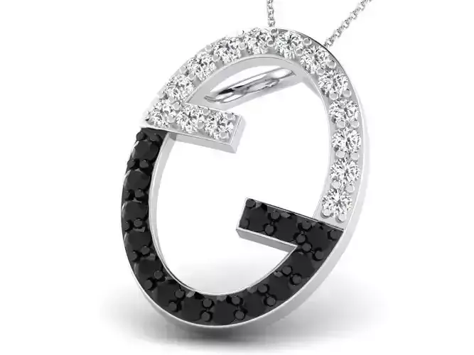 Women pendant 3dm render detail