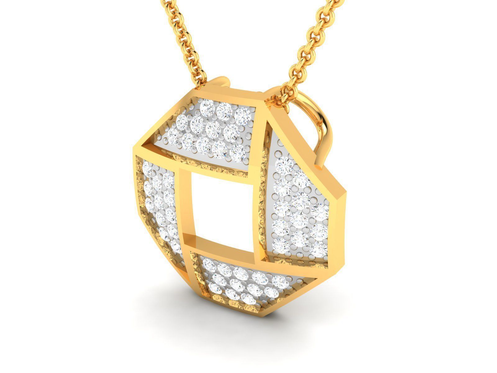 Women pendant 3dm render detail 3D print model_4