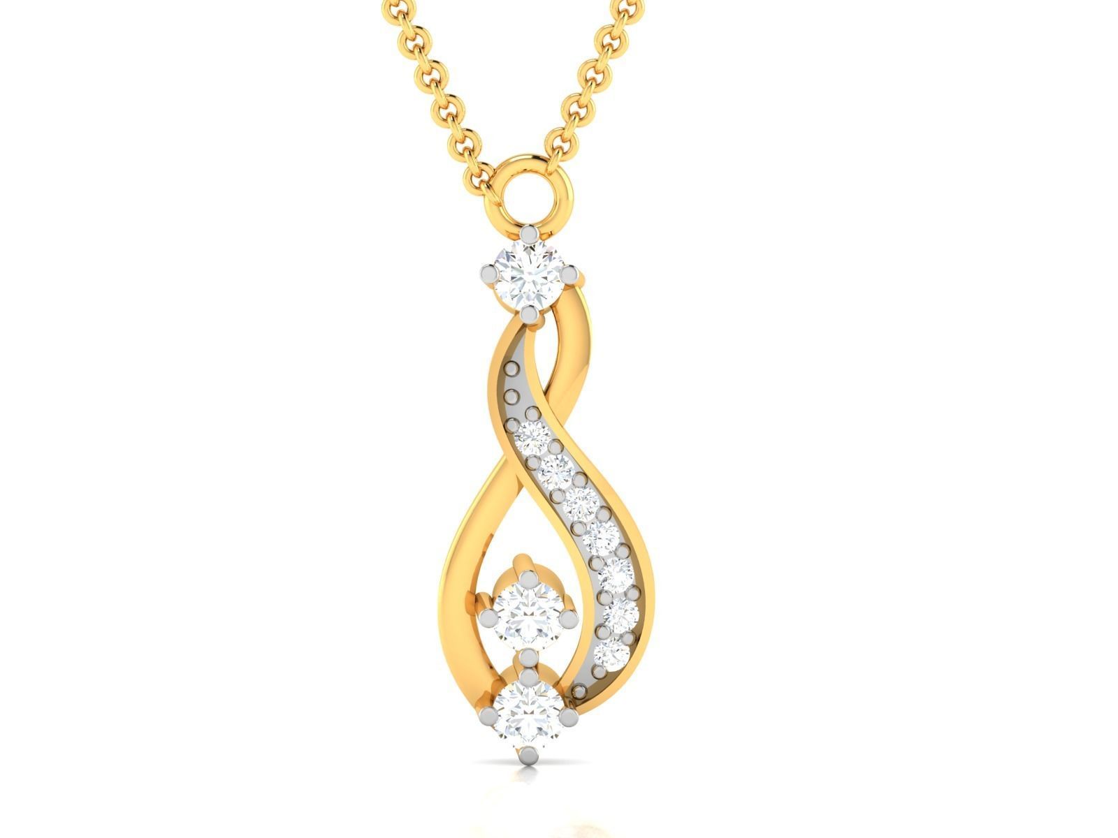 Women pendant 3dm render detail 3D print model_4