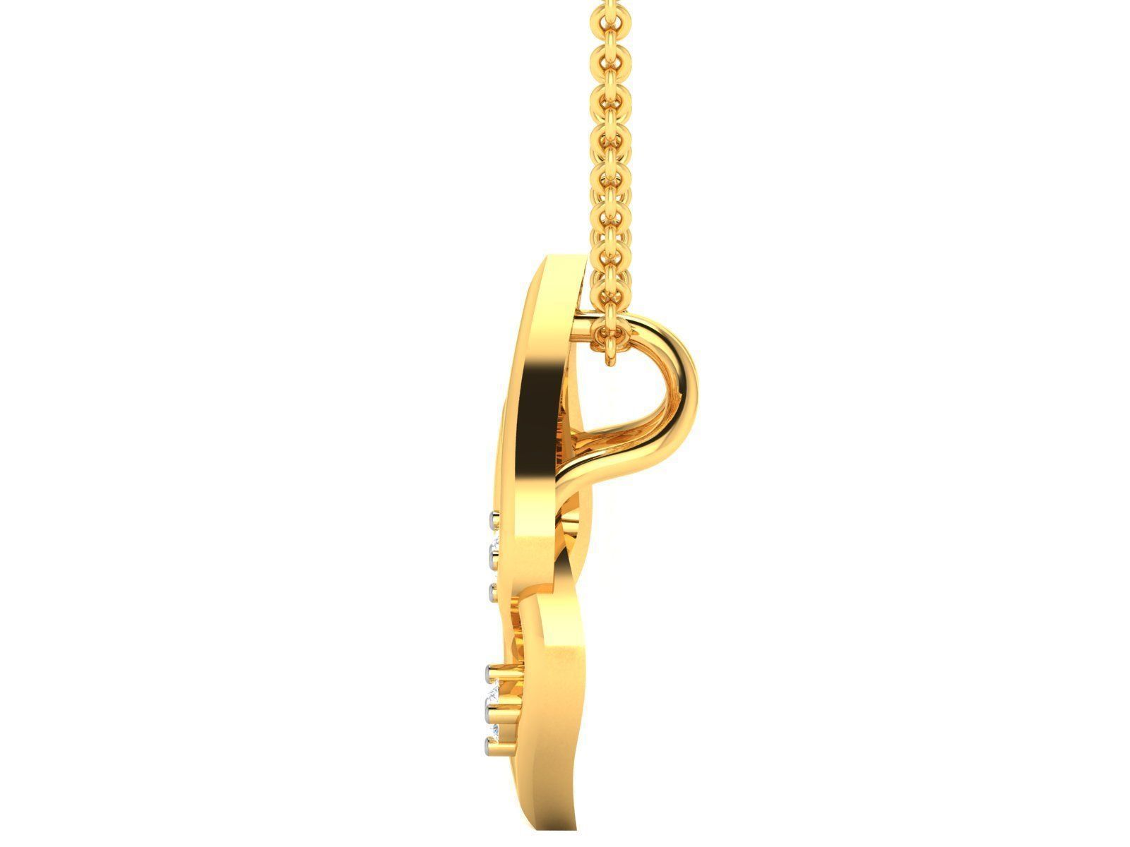 Women pendant 3dm render detail 3D print model_5