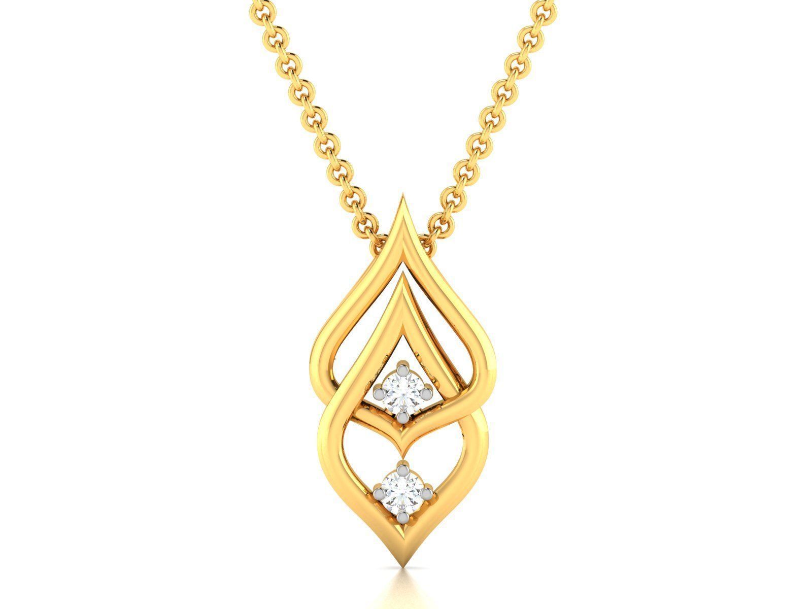 Women pendant 3dm render detail 3D print model_3