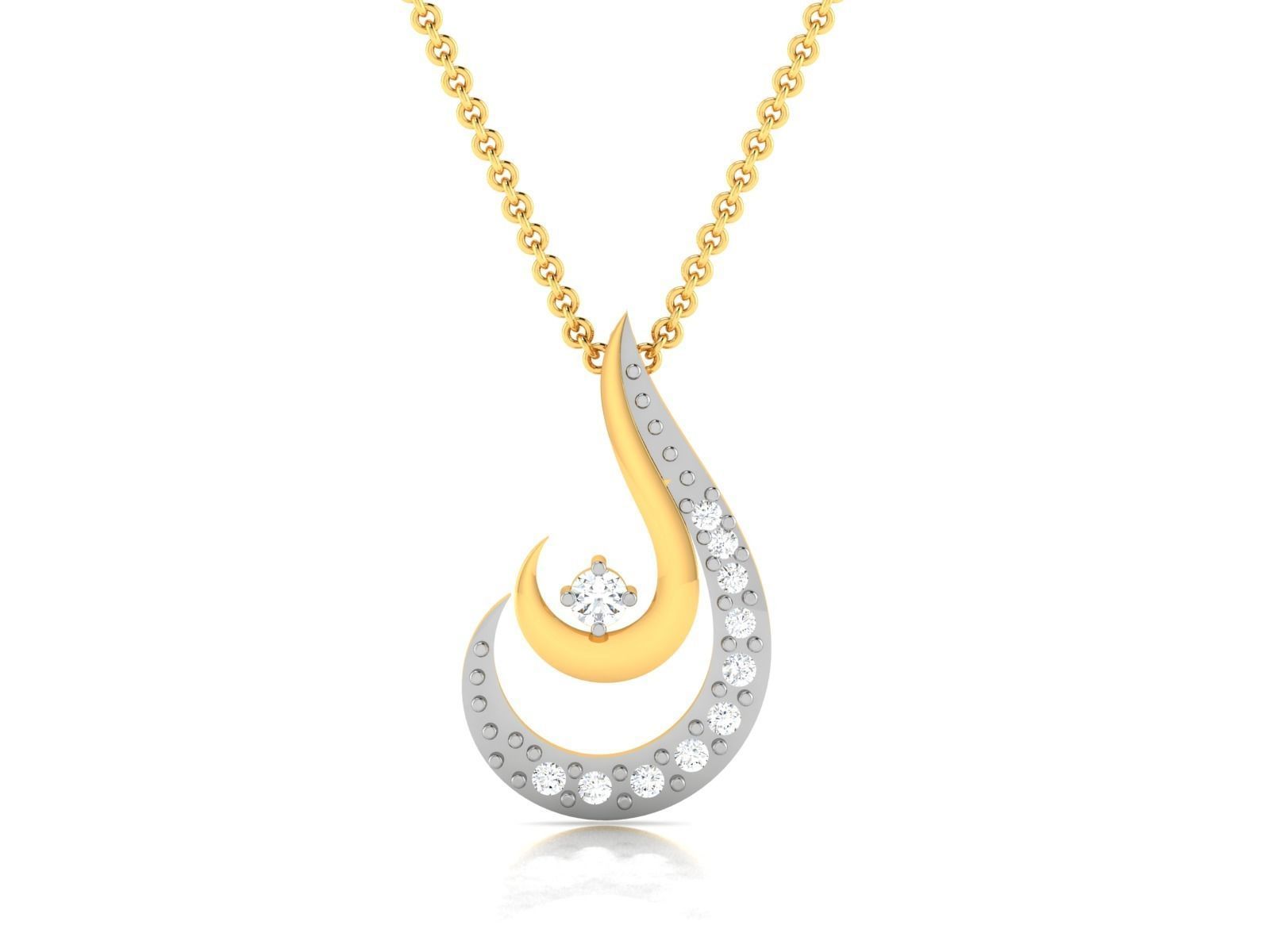 Women pendant 3dm render detail 3D print model_4