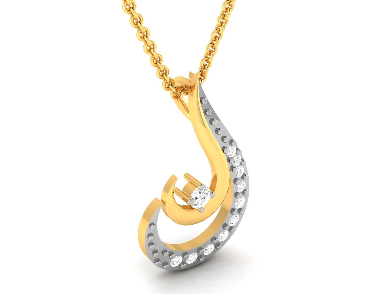 Women pendant 3dm render detail 3D print model_2