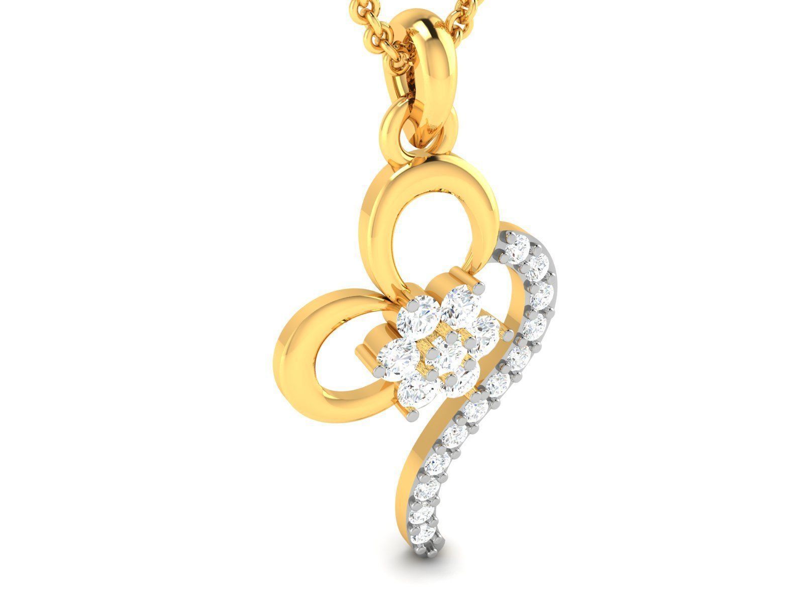 Women pendant 3dm render detail 3D print model_2