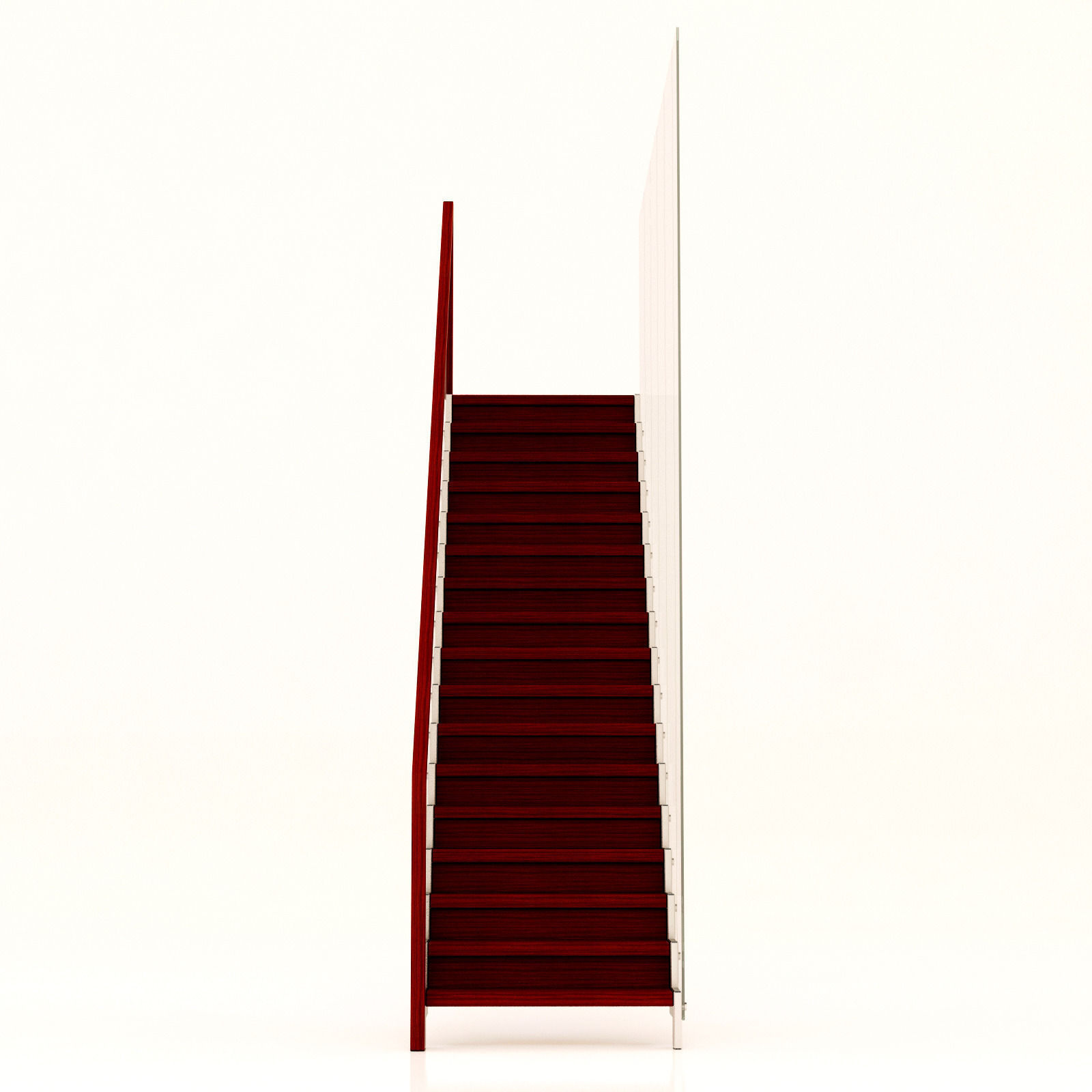 modern staircase 3D model_2