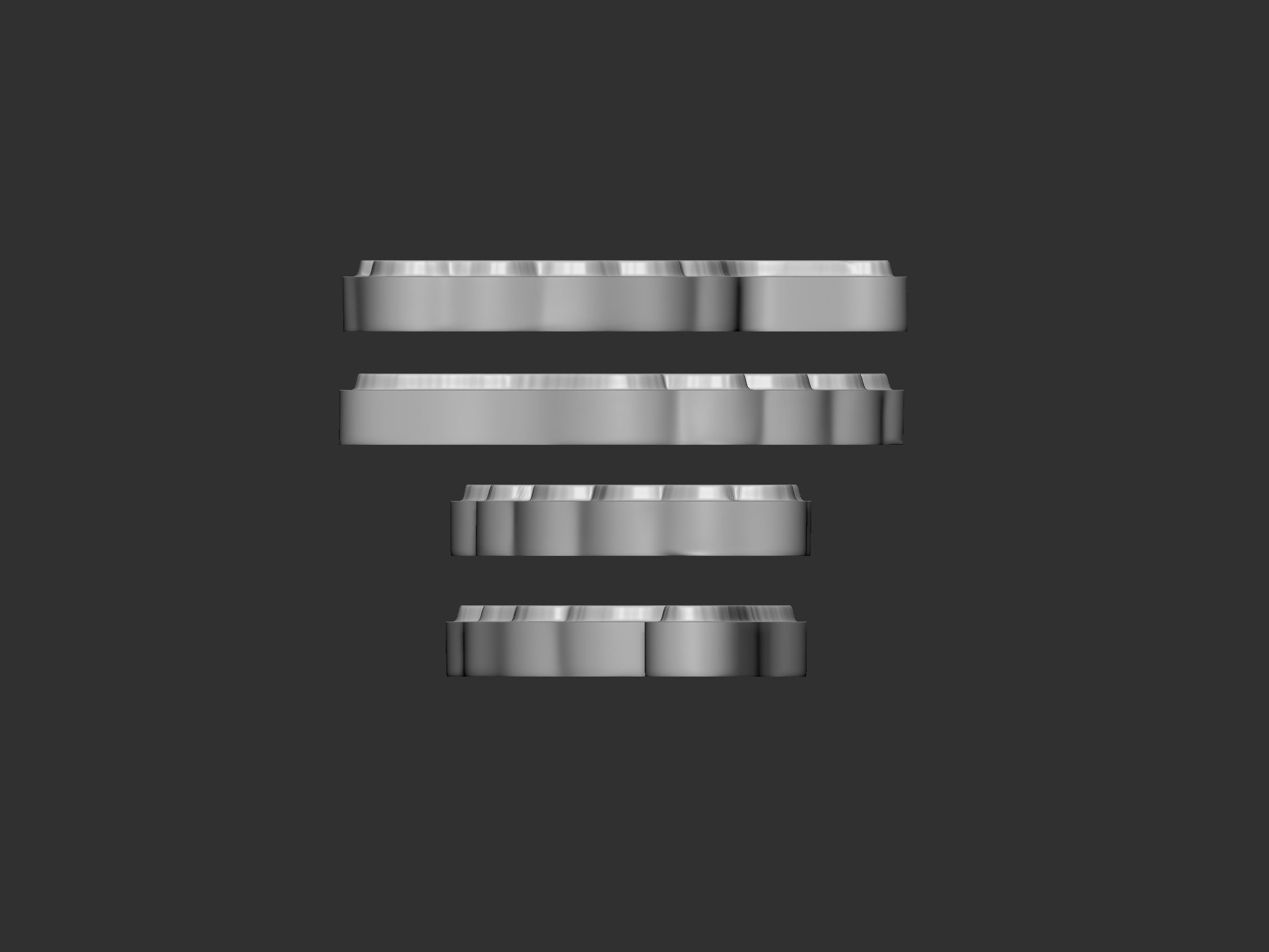 Acorn Tree Leaf Cookie Stamp 3D print model_4