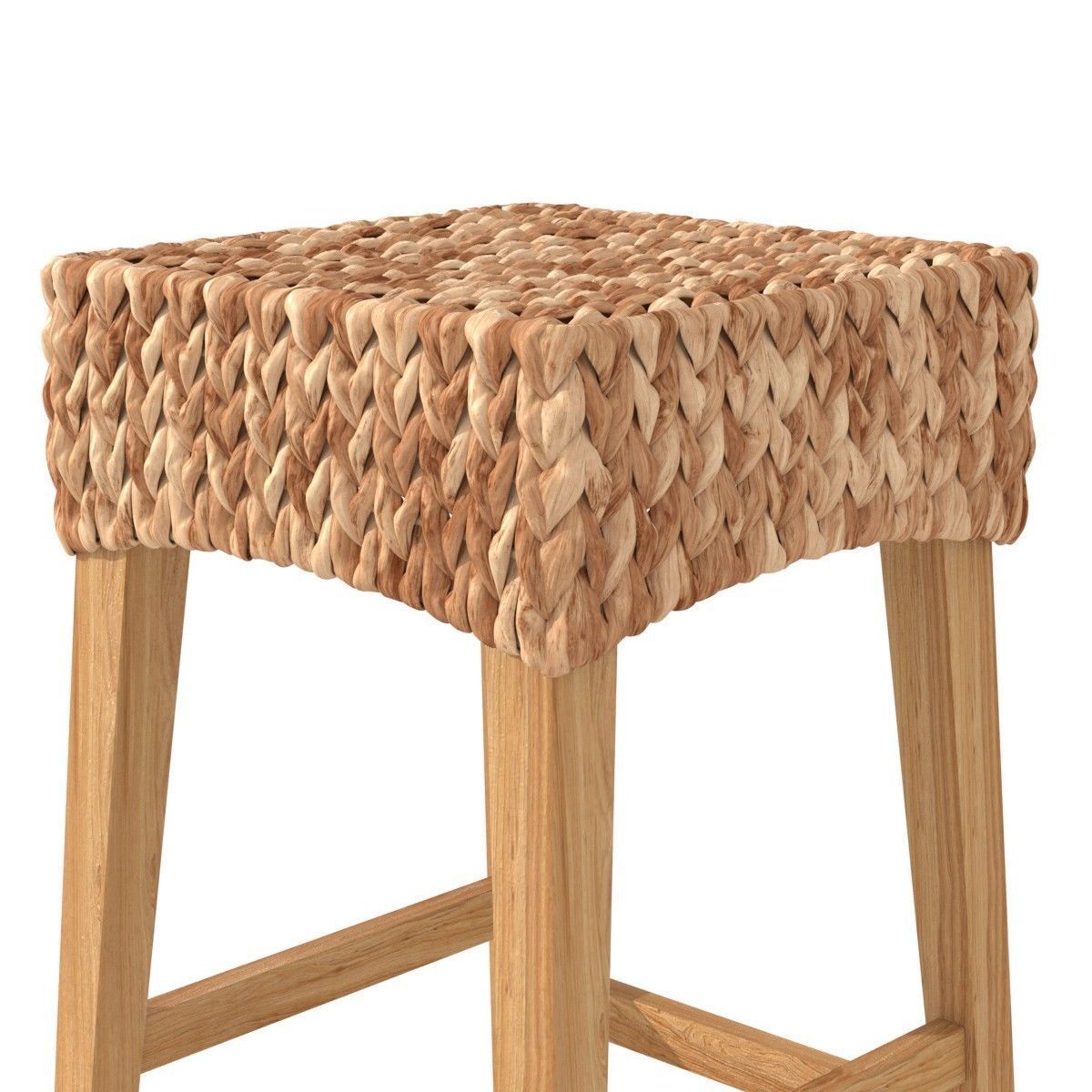 Ashley home store Travol Natural Counter Height Stool 3D model_4