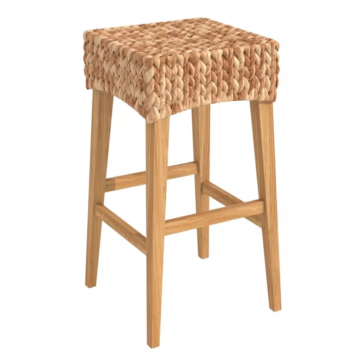 Ashley home store Travol Natural Counter Height Stool 3D model_0