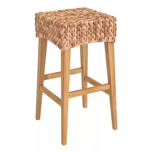 Ashley home store Travol  Natural Counter Height Stool 3D model