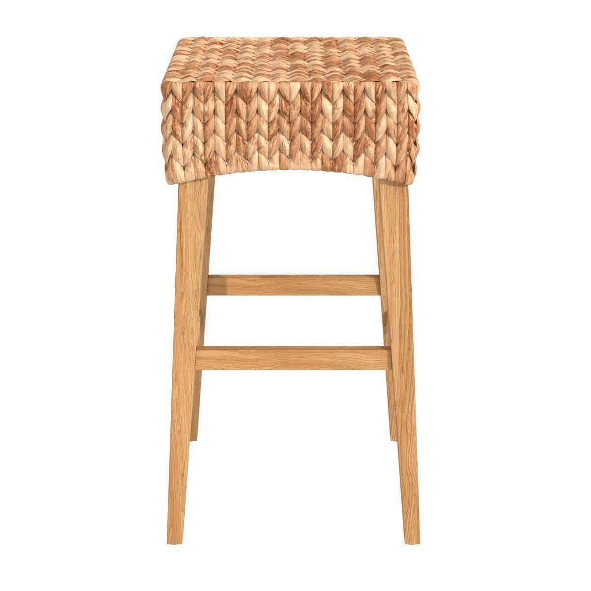 Ashley home store Travol Natural Counter Height Stool 3D model_1