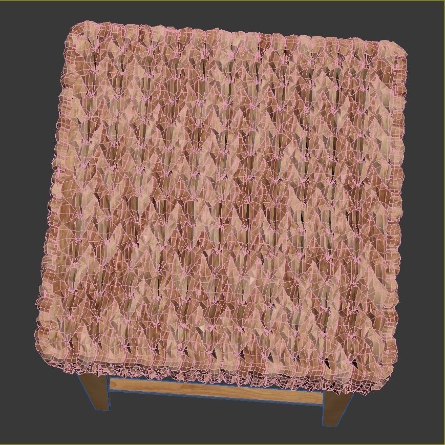 Ashley home store Travol Natural Counter Height Stool 3D model_7