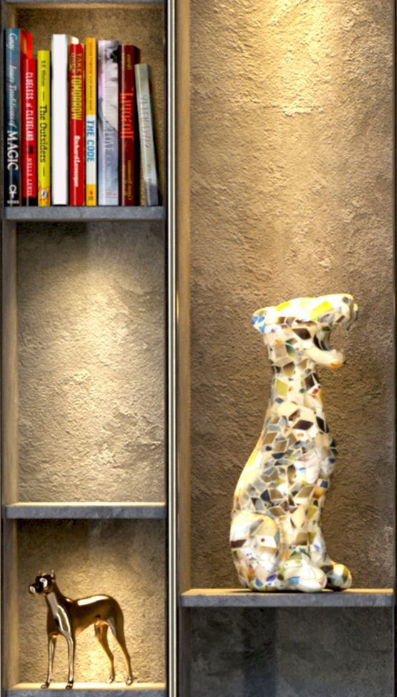 Wardrobe with decor 5 3D model_4