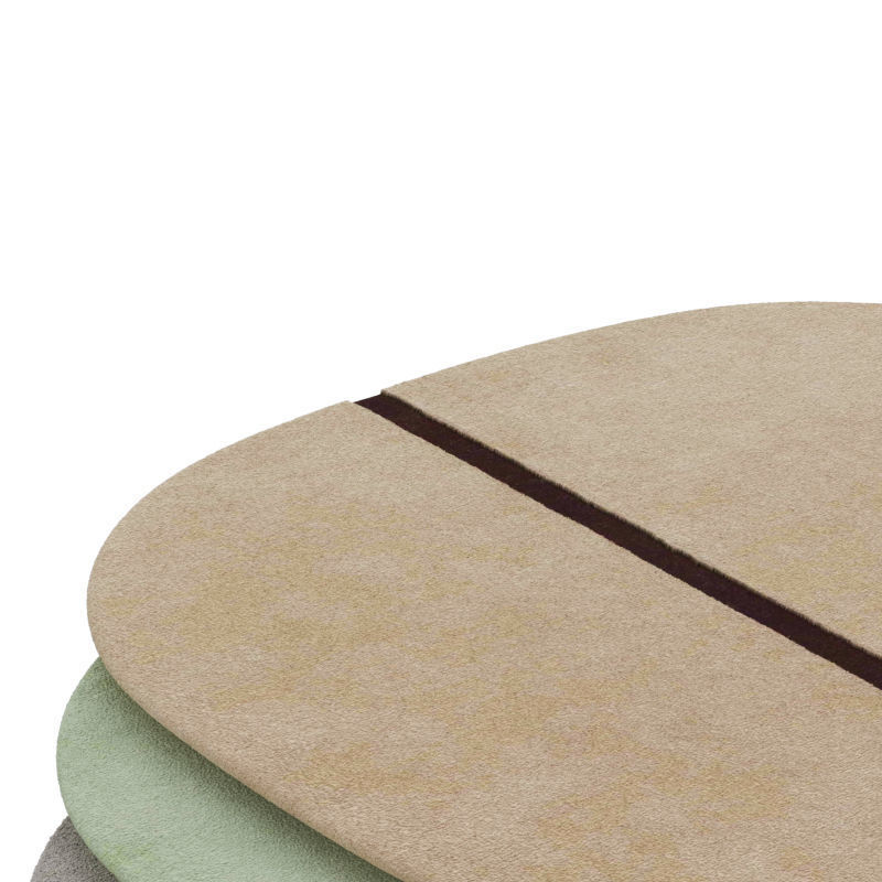 Oona Rug 140x140 3D model_1