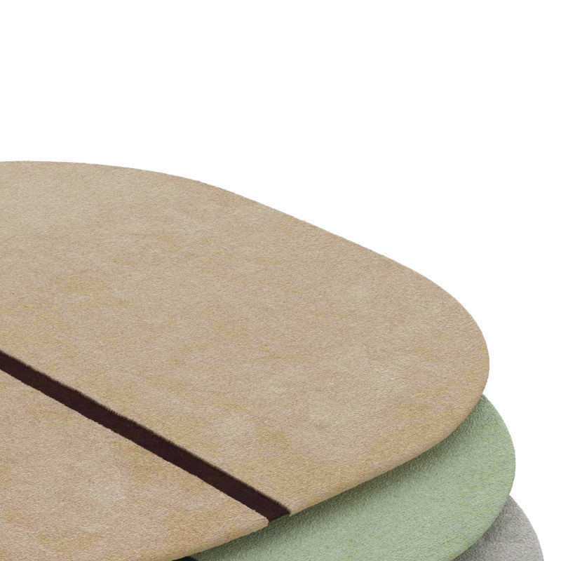 Oona Rug 140x140 3D model_2