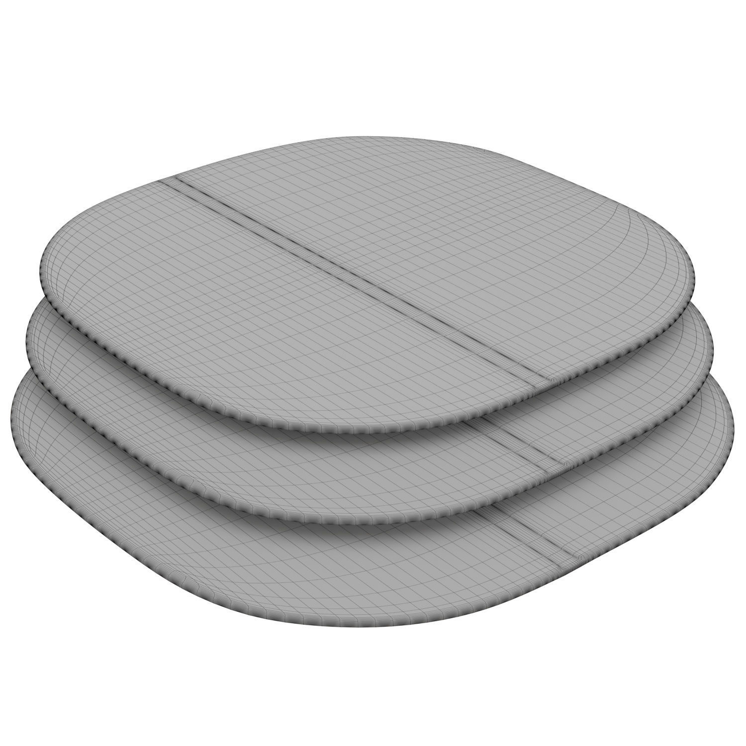 Oona Rug 140x140 3D model_4