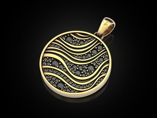 Dune pendant 3D print model