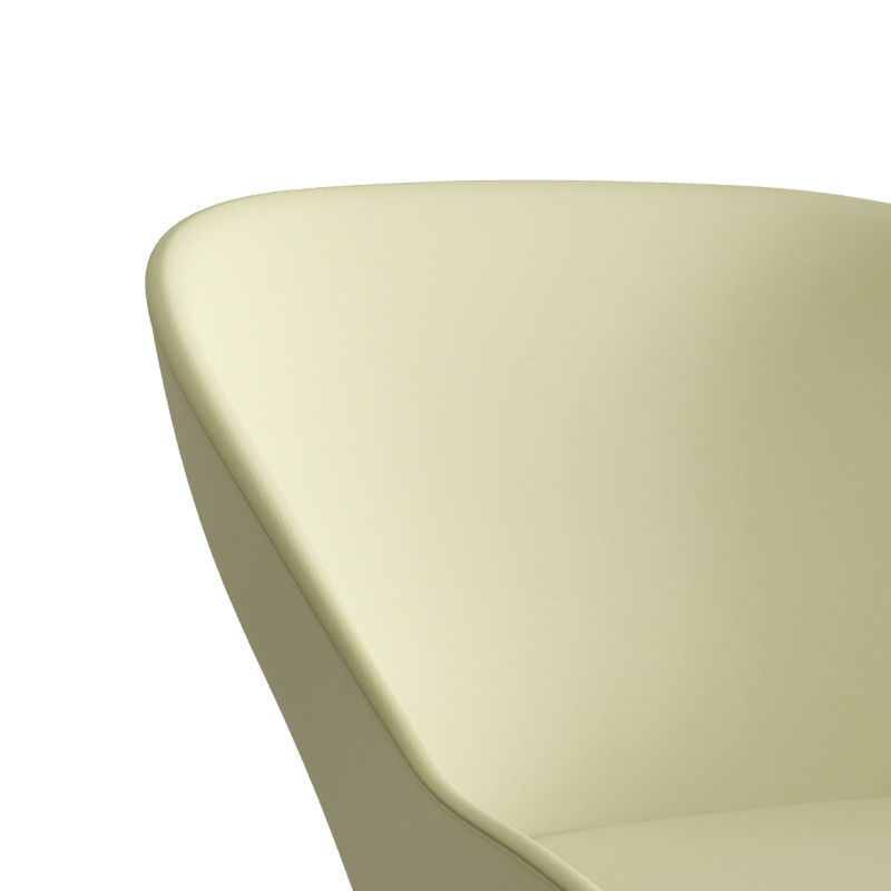 Hyg Lounge Chair Low Oak 3D model_1