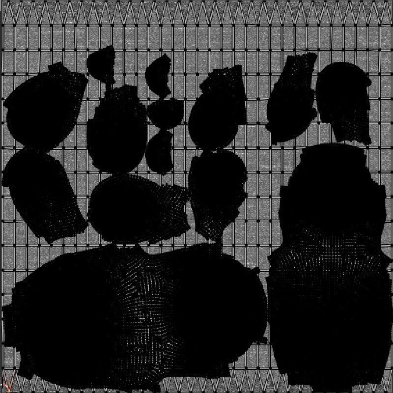 Teddy Polar Bear with Heart Low-poly 3D model_12