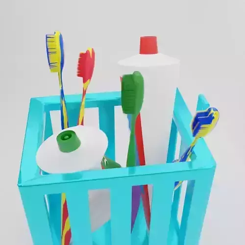 Thooth brush and paste