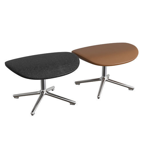 Hyg Footstool Aluminum 3D model