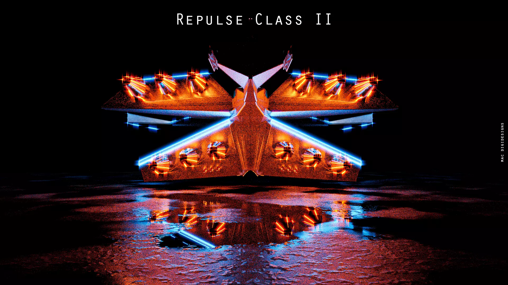 Repulse Class II Low-poly 3D model