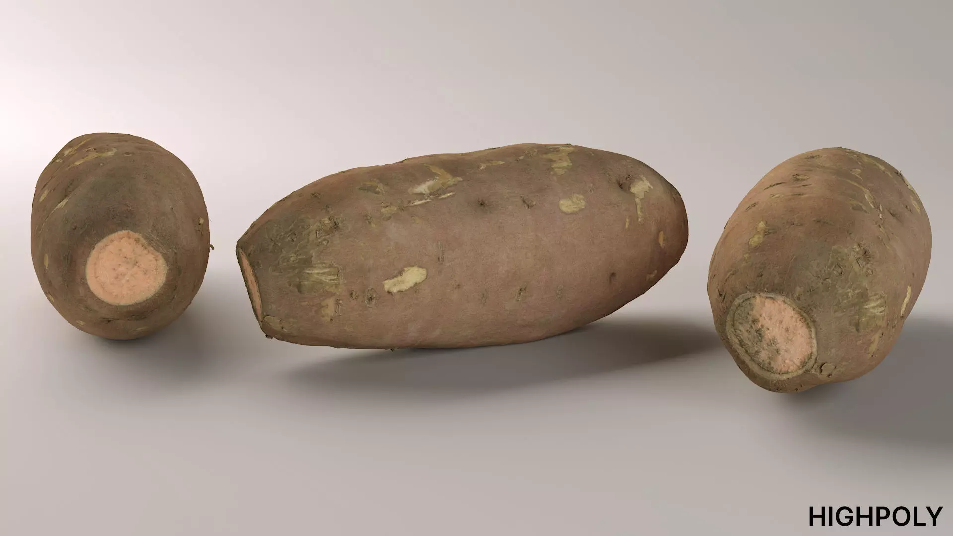 Sweet potato 3D model