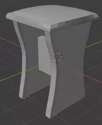 chair table with hole in middle
