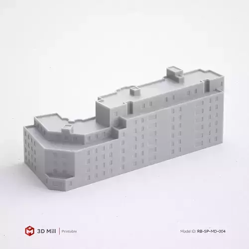 3D Print miniature building RB-SP-MD-004