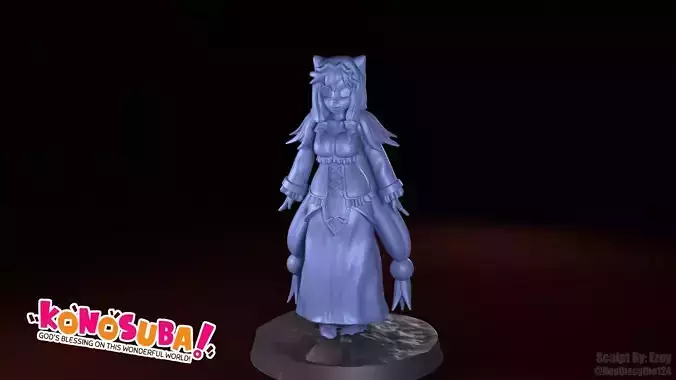 28mm Eris for Konosuba TRPG and DnD 3D print model