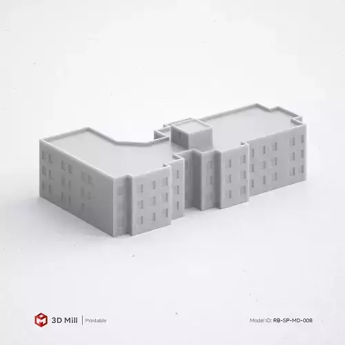 3D Print miniature building RB-SP-MD-008