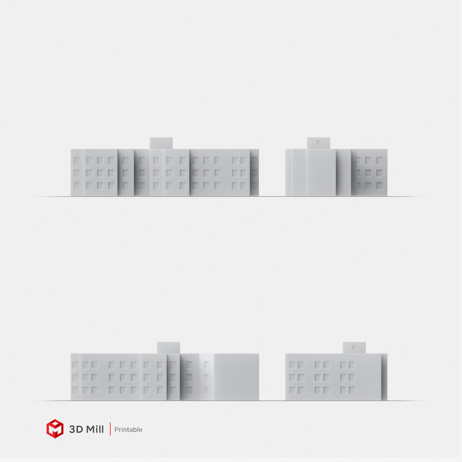 3D Print miniature building RB-SP-MD-008 3D print model_2