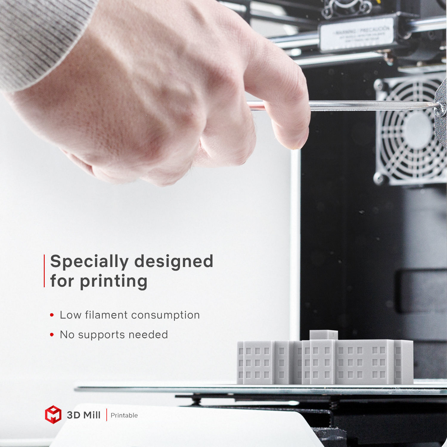 3D Print miniature building RB-SP-MD-008 3D print model_3