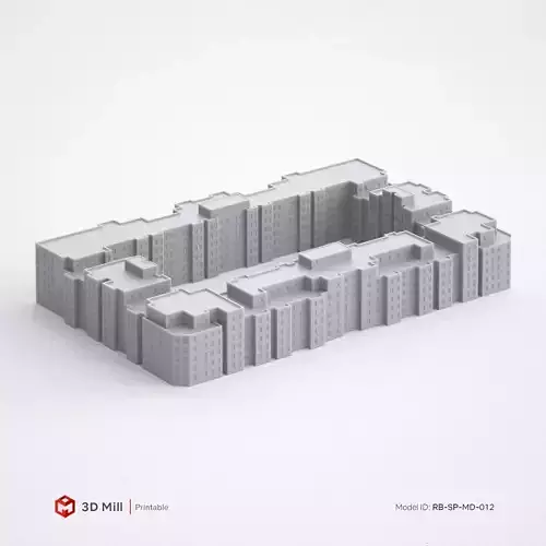 3D Print miniature building RB-SP-MD-012