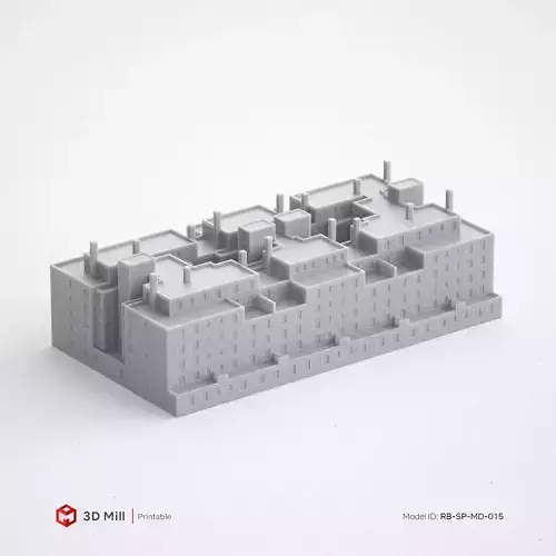 3D Print miniature building RB-SP-MD-015