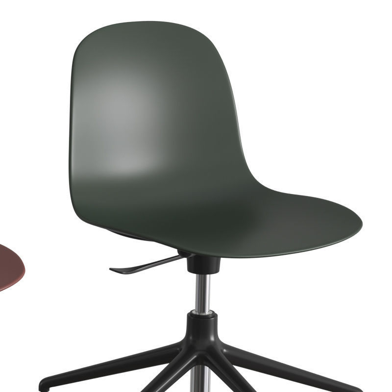 Form Chair Swivel 5 Wheels 3D model_2