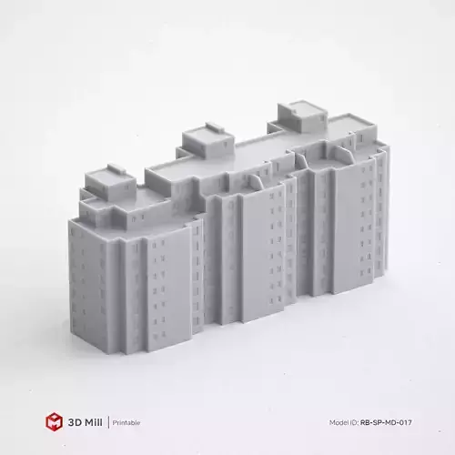 3D Print miniature building RB-SP-MD-017