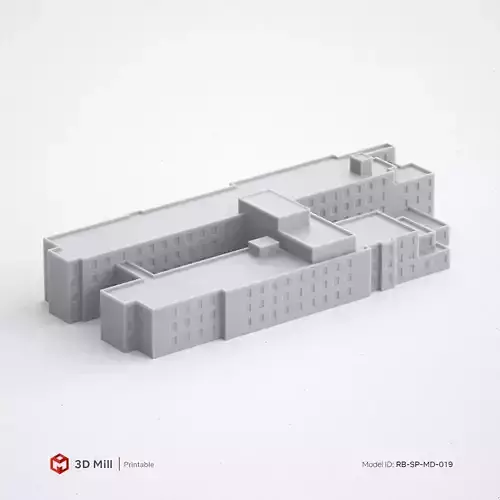 3D Print miniature building RB-SP-MD-019