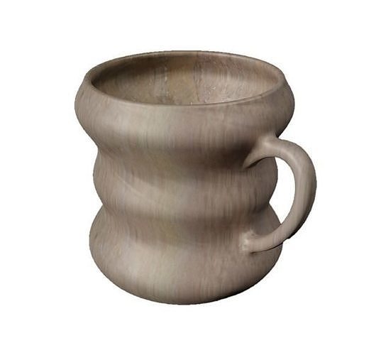 Classic Copper Tumbler Low-poly 3D model