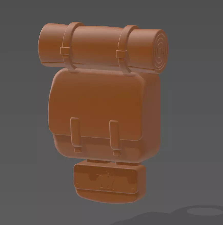 lego Backpack 3D model 3D printable | CGTrader