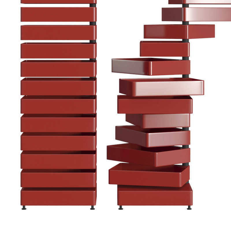 Revolving Cabinet 3D model_3