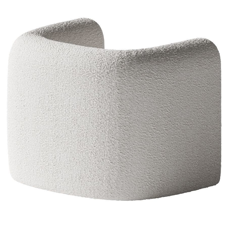 Hugger Chair by Leanne Ford - Crate and Barrel 3D model_2